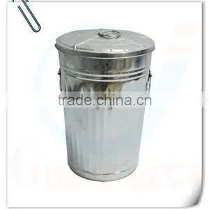 Household Decor Big Galvanized Bucket With Lid thumbnail-5