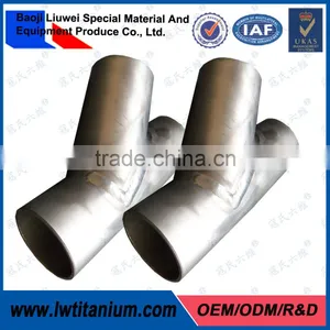 Outstanding Quality 45 Degree Titanium Pipe Tees thumbnail-1