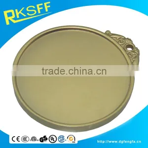 Gold Medal Football Match Medal With Ribbon thumbnail-4