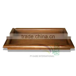 WOODEN TRAY FOR SERVING thumbnail-1