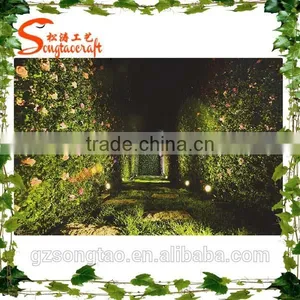 Man-made Artificial Flower Wall Party Decora Tive Artificial Flowers Walls New Design Customized Artificial Flower Wall thumbnail-6