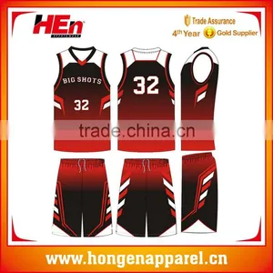 Hongen Apparel Fashion Camouflage Basketball Shirts Sublimated Basketball Jersey 2016 thumbnail-1