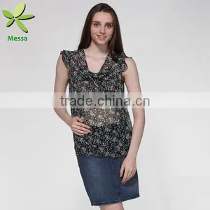 Factory Supply New Arrivals Blouses for Old Ladies thumbnail-1