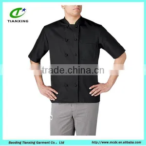 Custom Short Sleeve Chef Jacket thumbnail-1