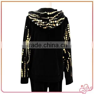 Fashion Velvet Nice Cheap Promotion Latest Design Womens Plus Size Clothing thumbnail-2