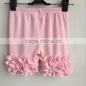Wholesale Baby Summer Small Ruffle Triple Shorts 20 Kinds Different Color Solid thumbnail-1