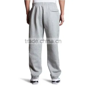 Top Sale Gray Colour Printing Sports Mens 100% Cotton Track Pants thumbnail-2