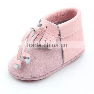Mix 5 Color Baby Shoes Girl Cute Pink Baby Leather Moccasins thumbnail-6