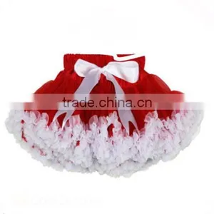 2014 New Style Hot Wholesale Baby Girls Chevron Printed With Chiffon Ruffle Skirt Chevron Baby Skirt, Fluffy Pettiskirt thumbnail-1