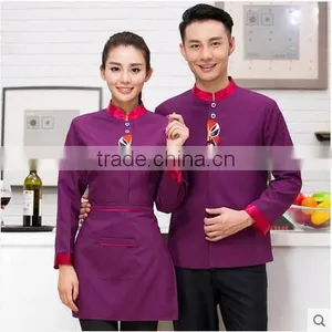 Custom Luxury Men Hotel Receptionist Uniform Designs Hotel Uniform Wholesale thumbnail-3