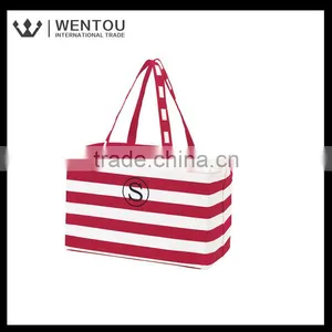 Hot Sale Women Stripe Tote Bag thumbnail-6
