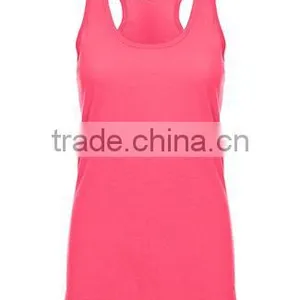 Next Level Apparel Ladies' Ideal Racerback Tank Top - Made From 60% Combed Cotton and 40% Polyester and Comes With Your Logo. thumbnail-2