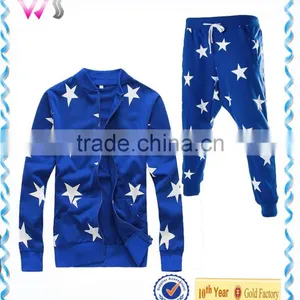Long Sleeve Custom Design Jogging Suit Brushed Cotton Men Winter Jacket thumbnail-2