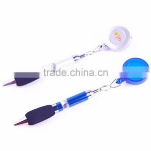 Round Plastic Retractable Badge Yoyo Reel thumbnail-3