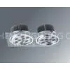 Aluminum Dimmable 245mm AC85-265V 2 * 9W SSL LED Ceiling Lights Fixtures For SShools thumbnail-1