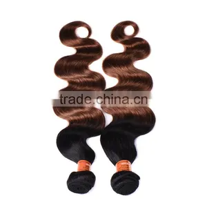 7a Grade Ombre Two Tone Color 1b/30# Body Wave Remy Human Hair Extension thumbnail-3