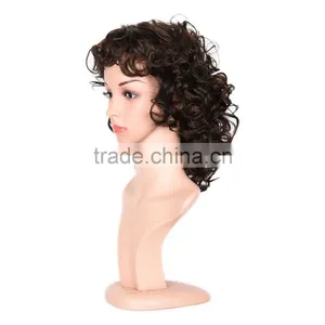Large Stocks! Brown Short Male Wig, Short Dark Brown Cosplay Hair Wig, Fashion Spiky Hair Wigs thumbnail-6