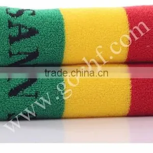 100% Cotton Rainbow Stripe Towels thumbnail-2