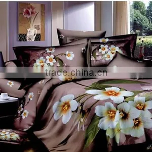 Luxury 100% Polyester 3D Reactive Printed Home Bedding Set thumbnail-5