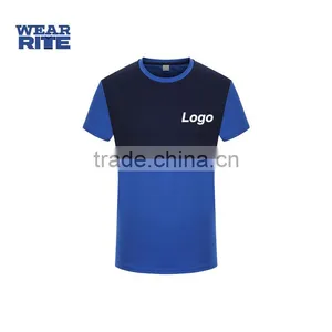 Contrast Color Moisture Wicking Neck Taped Dry Fit T-shirt thumbnail-1