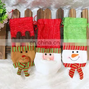 Popular Christmas Candy Bags Santa Elk Snowman Cheap Gift Bags thumbnail-2