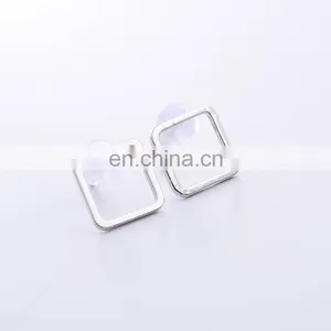 Matte Simple Geometric Triangle Square Multicolor Earrings thumbnail-6