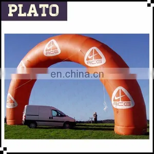 High Orange Inflatable Arch for Advertising/cheap Inflatable Circle Arch for Sale thumbnail-1