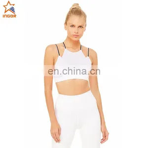 Top Brand Women Custom Cotton Sports Manufacturer Bra thumbnail-1