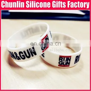 Hot Sale Personalized Ink Filled Silicone Bracelet for Promotional Gift thumbnail-3