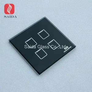 Custom Black 3mm 4mm 86*86 Glass Panel for Touch Switch thumbnail-5