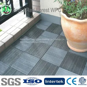 Wpc Interlocking Decking Cheap Anti Slip Outdoor Floor Tiles thumbnail-1