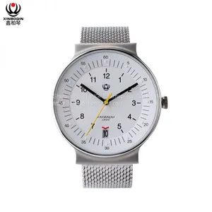 XINBOQIN Supplier Original Brand Luxury Tide Luxury Business Nylon Wrist Band Straps Stainless Steel Man Watch thumbnail-4