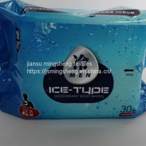 Portable Ice Cooling Adult Wet Wipes Alcohol-free Deodorant Body Wet Tissue thumbnail-2