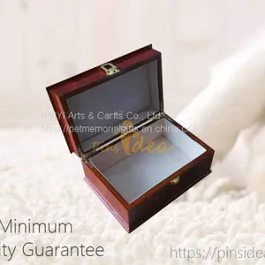 Rosewood Blank Personal Memorial Wooden Keepsake Box With Velvet Lining, Engravable, Quality Guarantee thumbnail-5