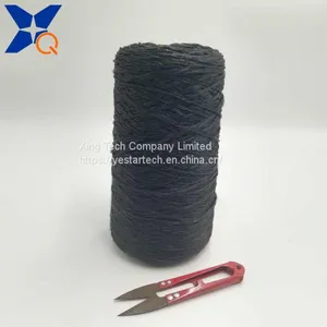Carbon 20D Nylon Filaments Outer Ring Intermingling With Black Polyester FDY 75D by 30 Plies for Touch Screen Gloves-XTAA041 thumbnail-2