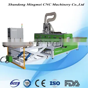 Israel Hot Sale Furniture Drilling Nesting Cnc Router Large Low Price Cnc Router 3d Machine Cabinet Making Auto Feeding thumbnail-5