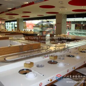 High Quality Grade Sushi Conveyor Belt System,Sushi Conveyor Chain With Modular Stainless Steel Slat thumbnail-3