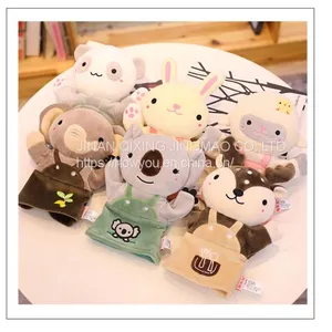 Customized Mouth Can Open Hand Puppet Plush Toy Dinosaur for Child Kindergarten Performance thumbnail-1