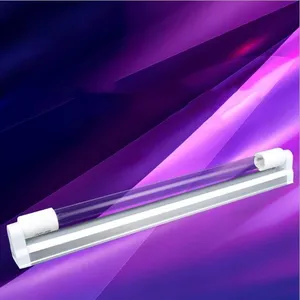 UVC Germicidal Lamp T5 Double Ended Straight Tube Quartz Glass Ceramic Base Ballast G5 253.7nm 185nm thumbnail-1