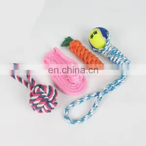 Amazon Hot Selling 4 Pack Rope Pet Dog Toys Set for Puppy thumbnail-4