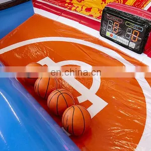 China Fun Inflatable Basketball Game Hoop Shooting Bouncer For Sale thumbnail-6
