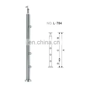 Sonlam Stainless Steel Handrail Post thumbnail-6