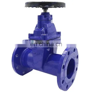 Bundor Non Rising Stem Ductile Iron Flanged GGG50 Resilient Seat Sea Water BS5163 Gate Valve thumbnail-1