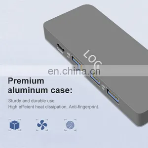 Shenzhen Usb Hub 3.0 With 2020 New For Laptop Computer Multifunction Wholesale Charging Phone Dock Station For Laptop Usb C Hub thumbnail-2
