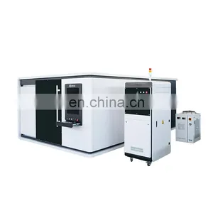 Protective Cover / Enclosed Metal Sheet Fiber Laser Cutting Machine 1530 1000W 1500W 2000W Metal Plates Fiber Laser Cutter thumbnail-1