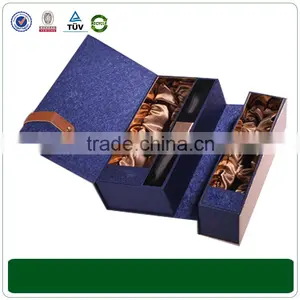 Trade Assurance Supplier Wholesale Fashion Paper Packaging Wine Box/ Flip Top Paper Wine Box With Magnetic Catch thumbnail-1