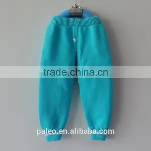 Cheap 100% Cotton Knitted Pattern Design Boys Long Sport Trousers thumbnail-4