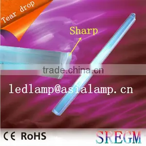 600mm 1200mm 1500mm t8 Fluorescent Lamp / Teardrop Cleanroom Light Fittings / Dust Proof Fluorescent Light Fixture Quality Choice thumbnail-1