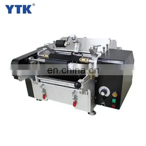 Hot Sell Semi Automatic Composite Paper Tube Honey Jar Beer Wine Bottle Sticker Cold Wet Glue Labeling Machine thumbnail-1
