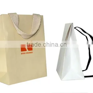 Cheap Kraft Brown Paper Bags With Handles thumbnail-5